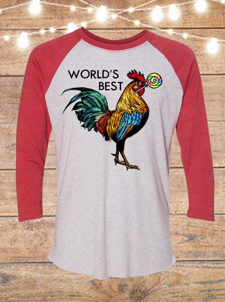 World's Best Cocksucker Raglan T-Shirt