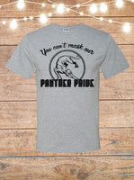 You Can't Mask Our Panther Pride Grey T-Shirt
