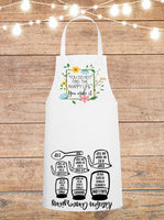 You Do Not Find The Happy Life, You Make It Cheat Sheet Apron